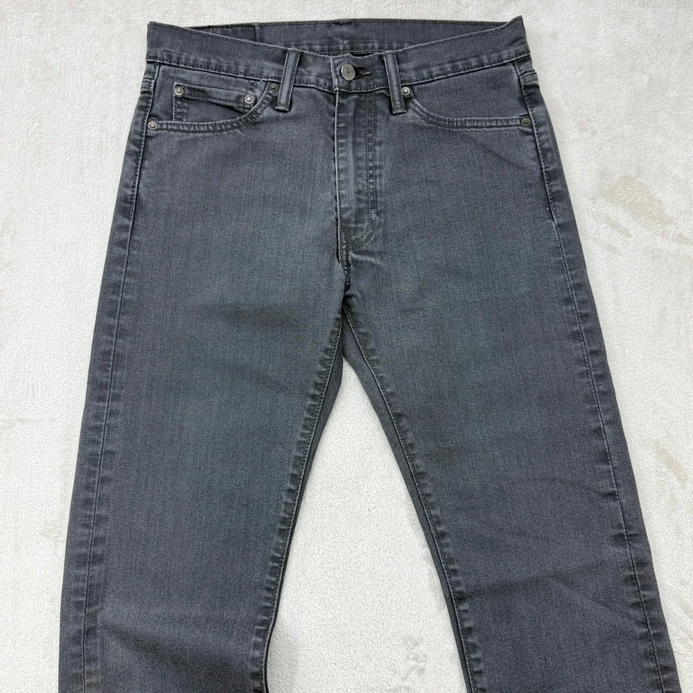 Levi's 511 Slim Fit Jeans‎ Mens 31x32 Charcoal Gray Stretch Denim Casual Preppy